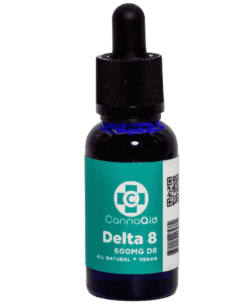 CannaAid Delta 8 Tincture 600 mg