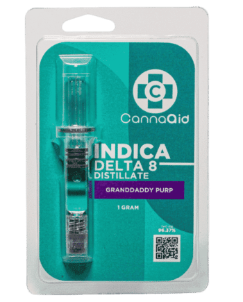 CannaAid Delta 8 Granddaddy Purp Distillate 1 gram