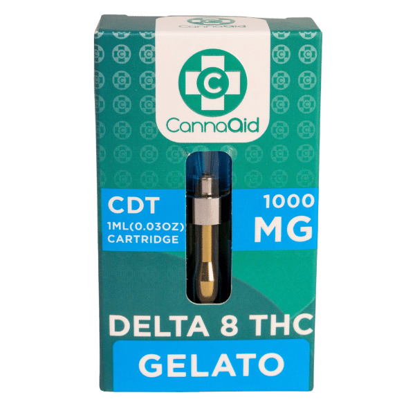 CannaaidShop Delta 8 Cartridges Gelato CDT 1000 mg