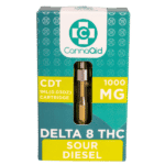 CannaaidShop Delta 8 Cartridges Sour Diesal CDT 1000 mg