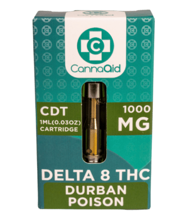 CannaaidShop Delta 8 Cartridges Durban Poison CDT 1000 mg