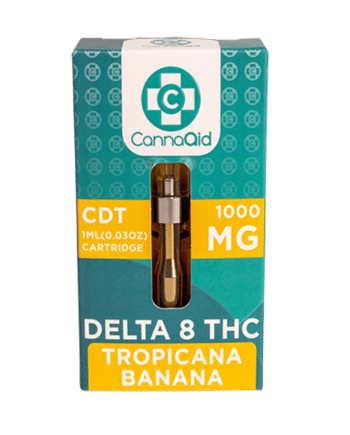 CannaaidShop Delta 8 Cartridges Tropicana Banana CDT 1000 mg