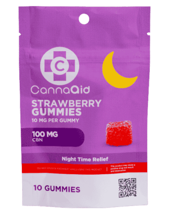 CannaAid CBN Strawberry Gummies 100 MG