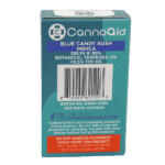 Backside View of CannaAid Delta 8 Blue Candy Kush Disposable Vape 1 ml