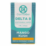 CannaAid Delta 8 Mango Kush Disposable Vape 1 ml