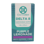 CannaAid Delta 8 Disposable Purple Lemonade Vape