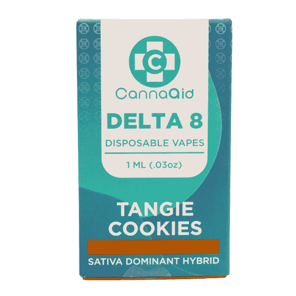 CannaAid Delta 8 Disposable Vape Tangie Cookies 1 ml