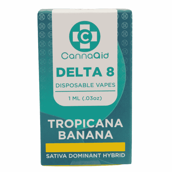 CannaAid Delta 8 Disposable Tropicana Banana Vape