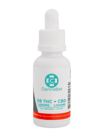 CannaAid Delta 8 THC+CBD Tincture 1000 mg