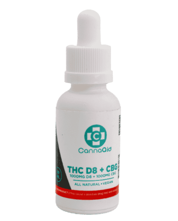 CannaAid Delta 8+CBG Tincture 1000 mg