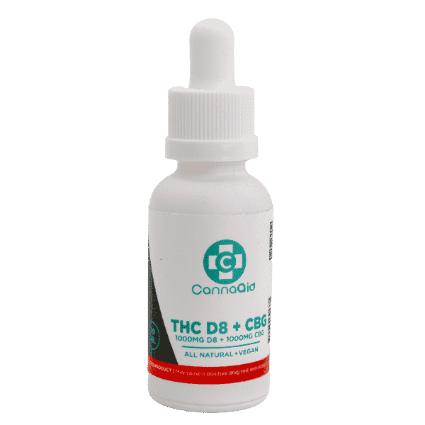 CannaAid Delta 8+CBG Tincture 1000 mg