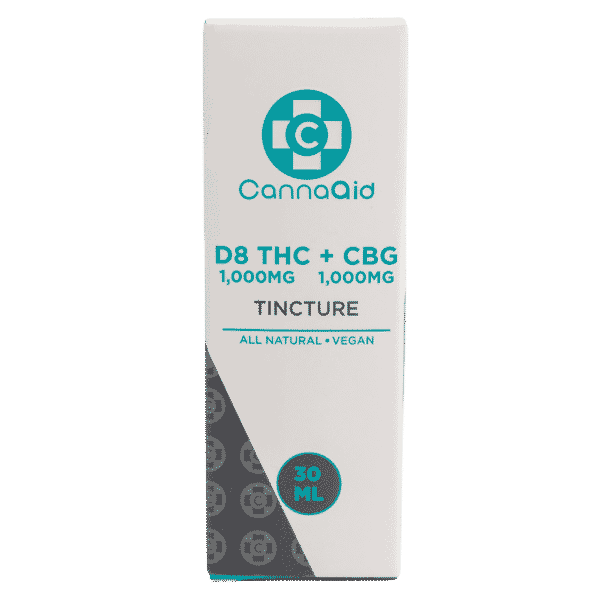 CannaAid Delta 8 THC + CBG Tincture