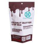 CannaAid Delta 8 Infused Salt Water Taffy Peanut Butter Chocolate 300MG