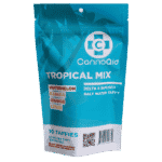 CannaAid Delta 8 Salt Water Taffy Tropical Mix 30 mg