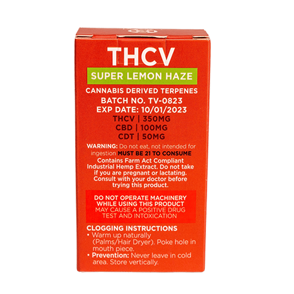 CannaaidShop THCV CDT Cartridge Super Lemon Haze 500 mg view 3