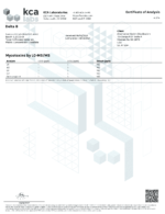 Cannaaid Delta 8 Certificate of Analysis from KCA Laboratories