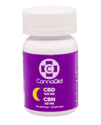 CannaAid CBD + CBN Softgels 150mg+50mg
