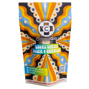 CannaAid Delta 9 Gummies Tropical Mix 10 mg