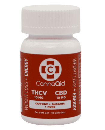 CannaAid THCV + CBD Soft Gels 20 mg