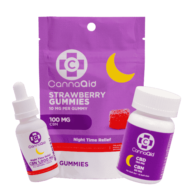 Buy 100mg CBN Strawberry Gummies