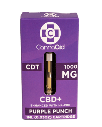 CannaaidShop CBD+ Cartridge CDT Purple Punch 1000 mg