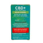 CannaaidShop CBD+ Cartridge CDT Sour Diesal 1000 mg view 1