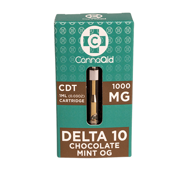 CannaaidShop Delta 10 CDT Catridge Chocolate Mint OG 1000 mg view 1