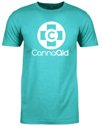 CannaAid Teal shirt