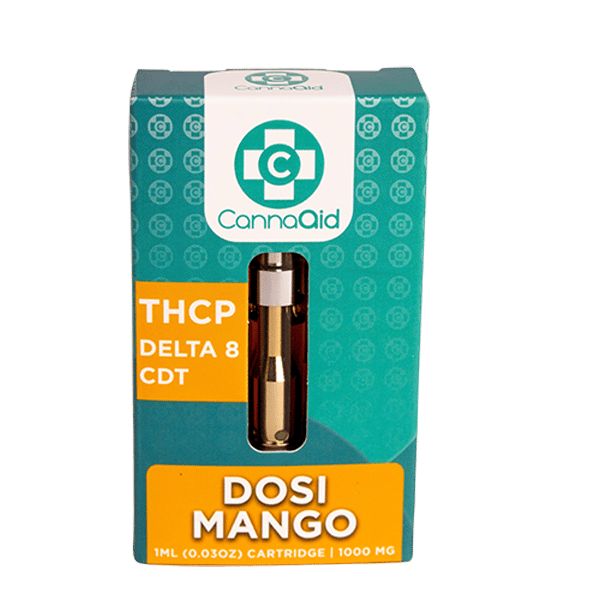 CannaaidShop THCP,Delta 8,CDT Cartridge Dosi Mango 1000 mg view 1