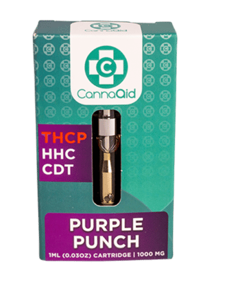 CannaaidShop THCP,HHC,CDT Catridge Purple Punch 1000 mg