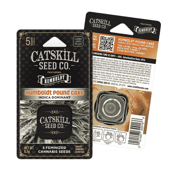 CannaAid CATSkill Seed Co. Cannabis Seeds Humboldt Pound Cake