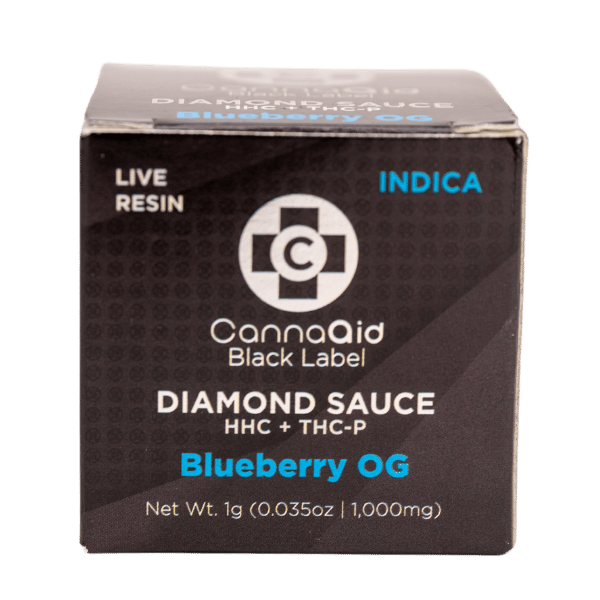 CannaAid HHC + THC-P Blueberry OG Diamond Sauce 1 gram