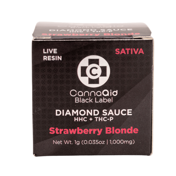 CannaAid HHC + THC-P Black Label Diamond Sauce Strawberry Blonde