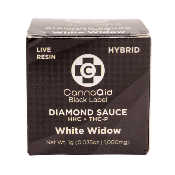 CannaAid HHC + THC-P Black Label White Widow Diamond Sauce
