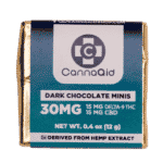 CannaAid Delta 9 + CBD Dark Chocolate Minis 30 mg