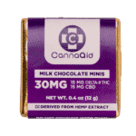 CannaAid Delta 9 + CBD Milk Chocolate Mini 30 mg
