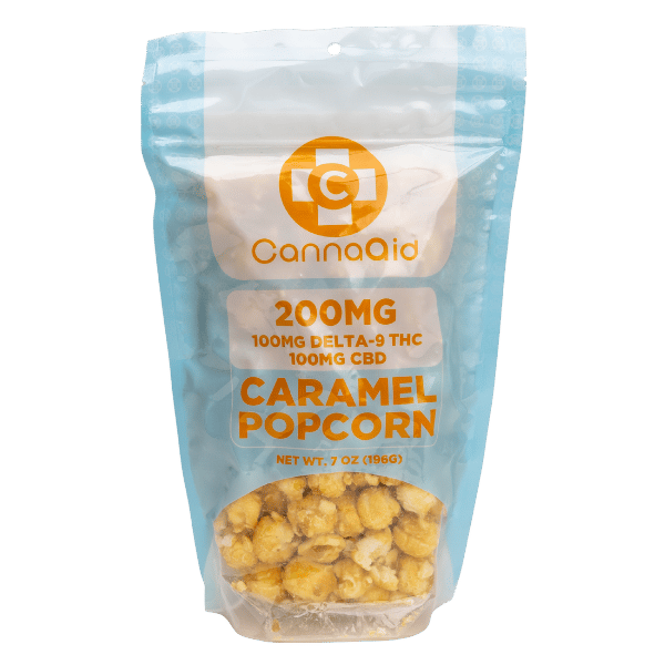 CannaAid Delta 9 Popcorn Caramel 200mg