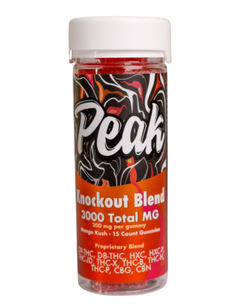 CannaaidShop Peak Knockout Blend Gummy Mango Kush 3000 mg
