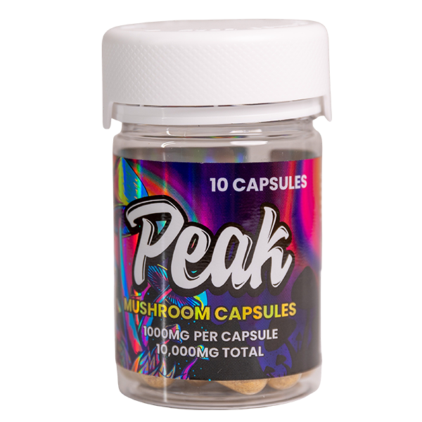 CannaaidShop Peak Mushroom Capsules 1000 mg view 1