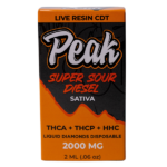 Peak THCA + THCB + THCP Disposable Live Resin CDT Super Sour Diesel