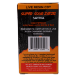 Peak THCA Disposable Live Resin CDT Super Sour Diesel Sativa Back View