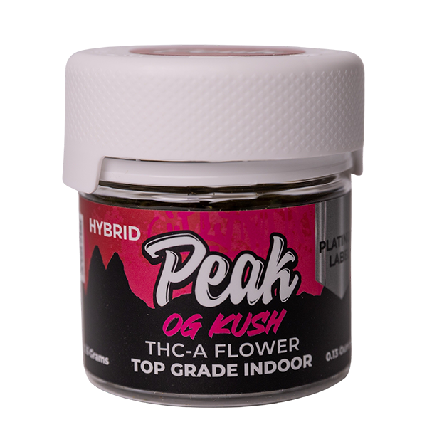 Peak THCA Flower OG kush Hybrid Front View 1