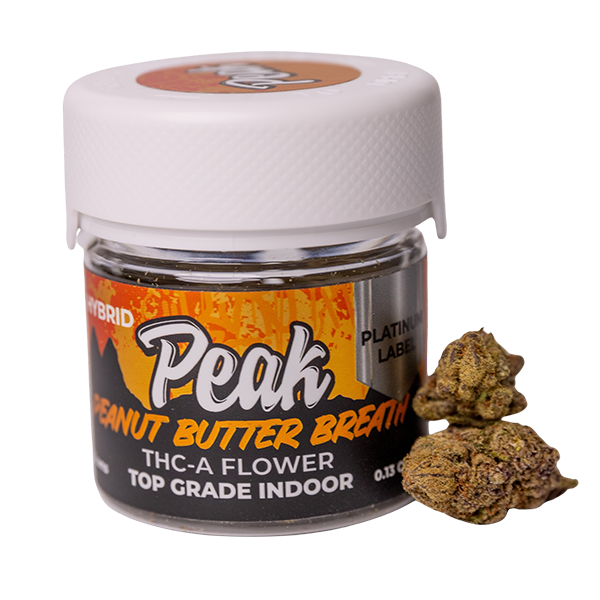 Peak THCA Flower Peanut Butter Breath Hybrid View 4