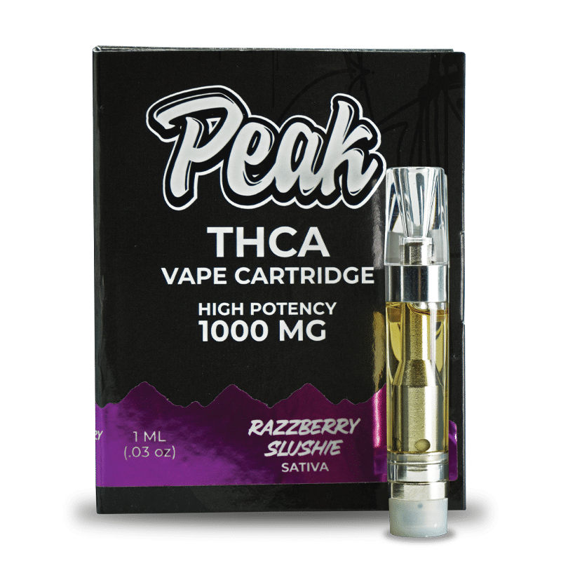 Peak Razzberrie Slushie Sativa THCa Vape Cartridge