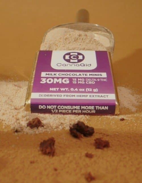 CannaAid Delta-9 THC + CBD Milk Chocolate Minis 30 mg