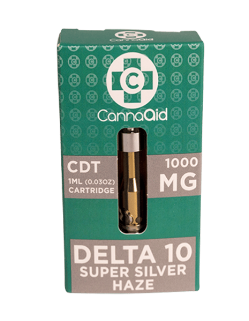 CannaaidShop Delta 10 CDT Catridge Super Silver Haze 1000 mg view 2