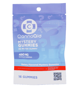 CannaAid Delta 8 Mystery Gummies 480 mg