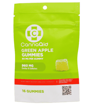 CA-D8 Gummies 60mg 16ct - Green Apple