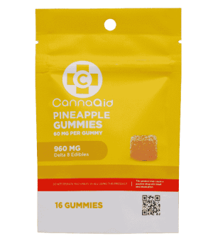 CA-D8 Gummies 60mg 16ct - Pineapple