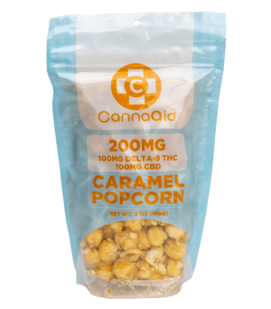 CannaAid Delta 9 Popcorn Caramel 200mg